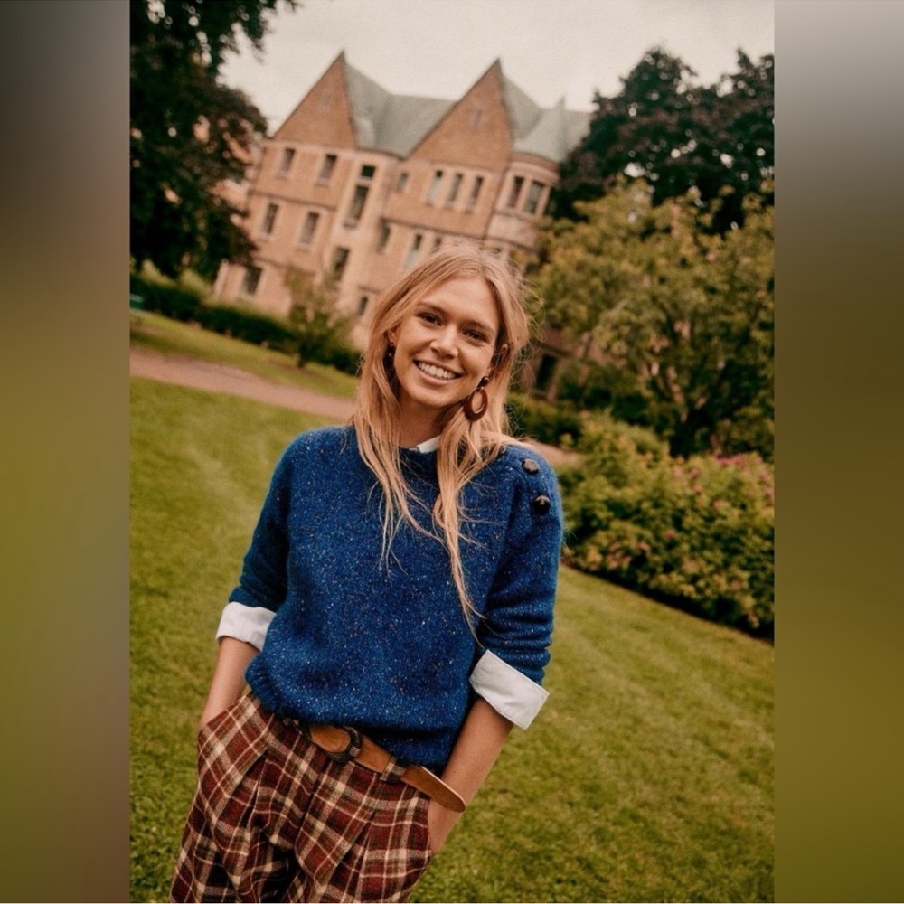Sezane Lucie Jumper - Indigo XXXL